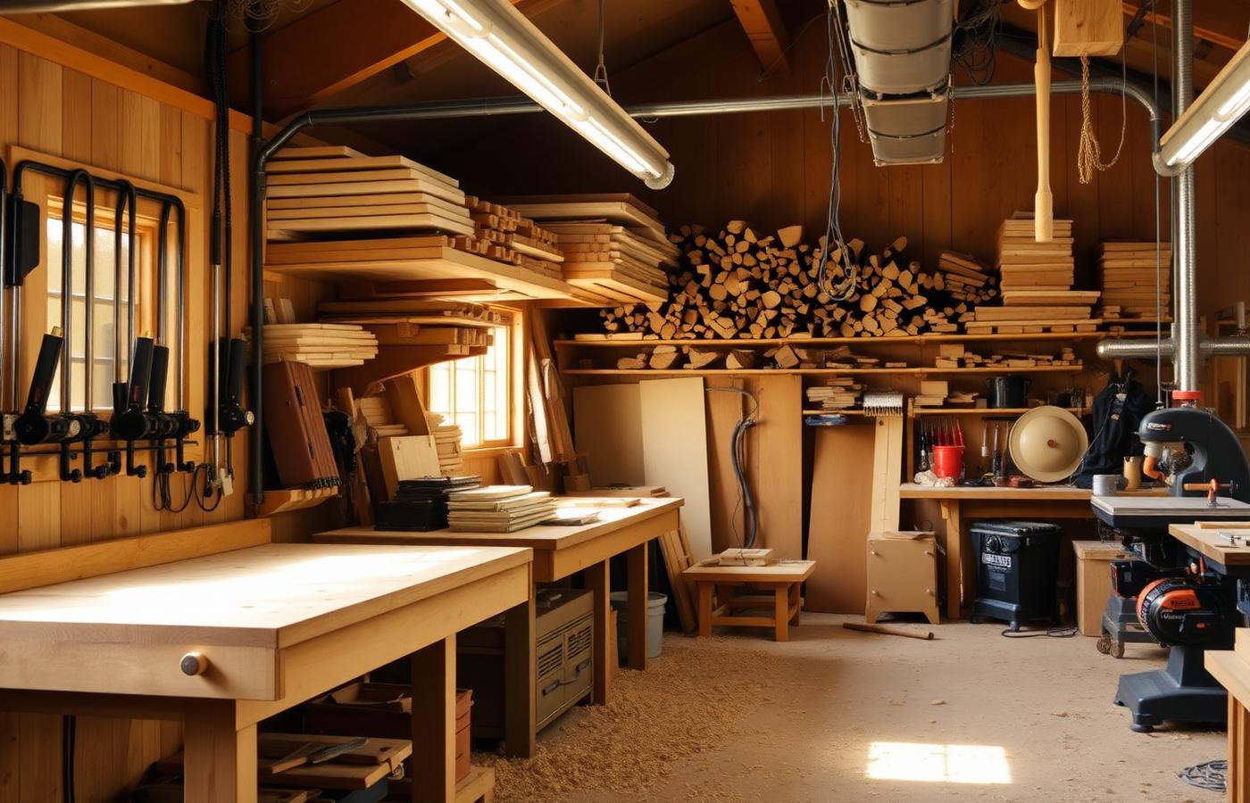 Woodworking shop where custom office and commercial cabinetry is built